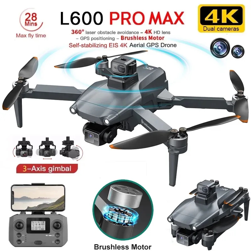Drone Kit Professional - L600 PRO MAX GPS Drone Professionele
